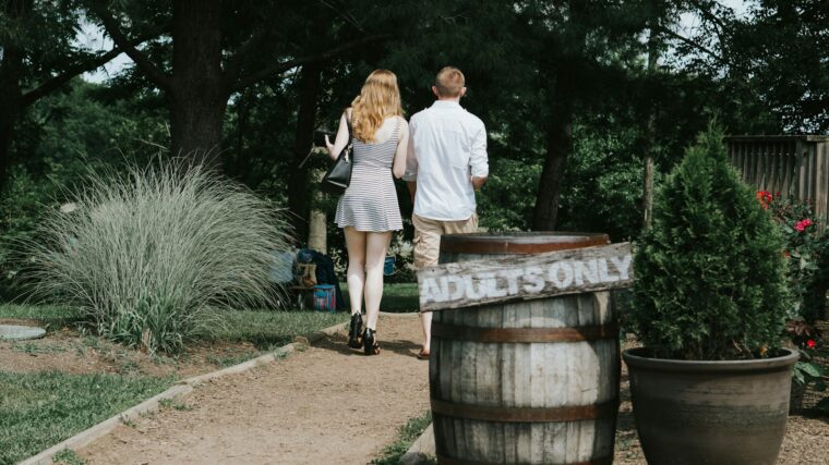 couple in park